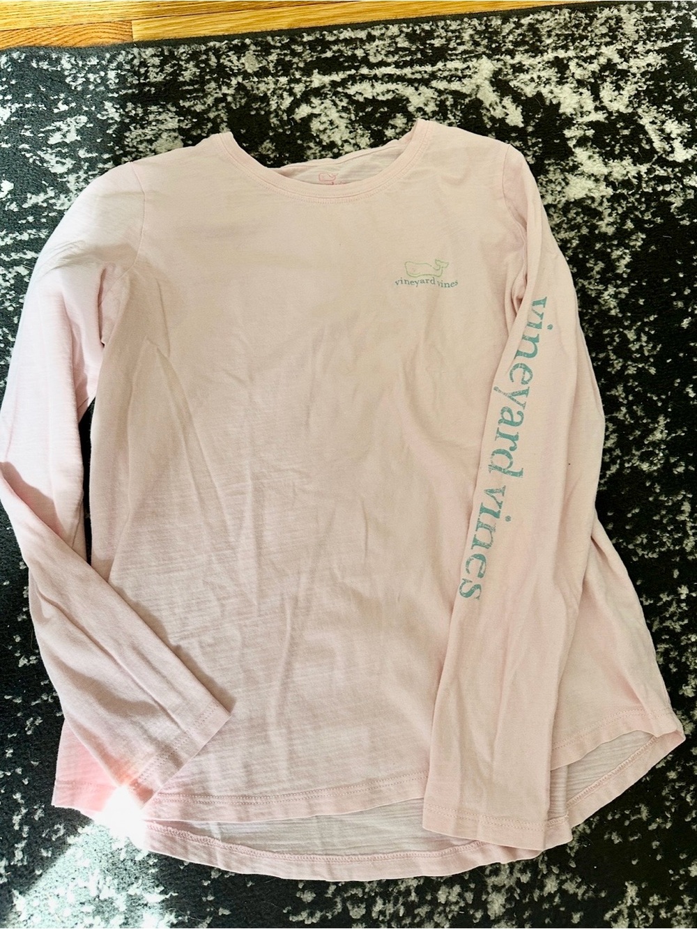 Women’s Light Pink Vineyard Vines Long Sleeve Shirt 100% Cotton Size XS
